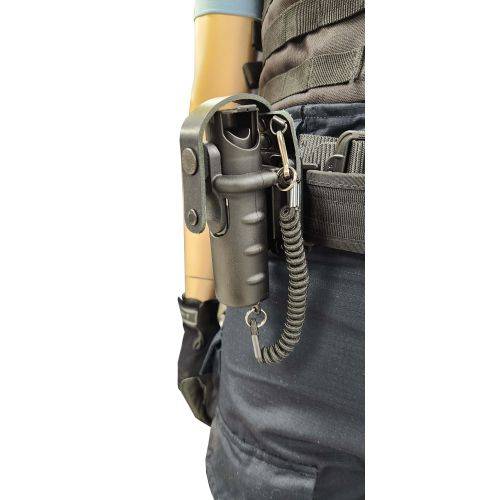 Porte aérosol 50ml rigide et amovible avec dragonne intégrée