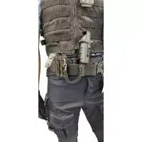 Porte aérosol 50ml rigide et amovible avec dragonne intégrée