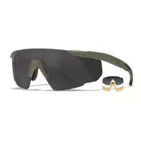 Kit lunettes Saber Advanced coyote verres fumés, clairs et oranges - Wiley X