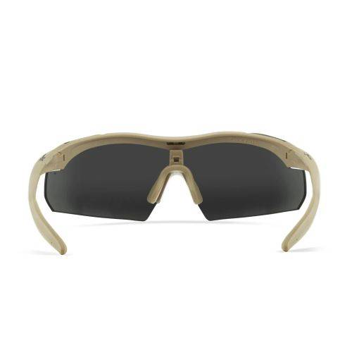 Kit lunettes Vapor noir et coyote verres fumés, clairs et oranges - Wiley X