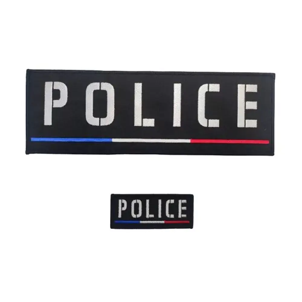 Jeu de bandes Police brodees France
