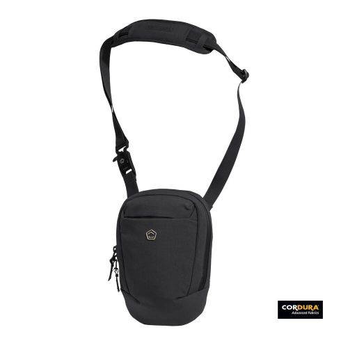 Sacoche bandoulière port discret noir Consul Vertical - Pentagon Tactical