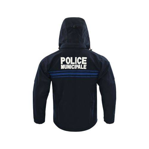 Softshell Echo Dark 3 couches Dark Navy Police Municipale