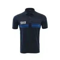 Polo Operator coton Dark Navy Police Municipale 