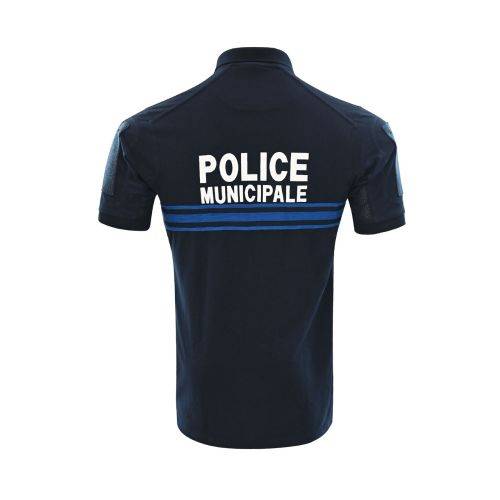 Polo Operator coton Dark Navy Police Municipale 