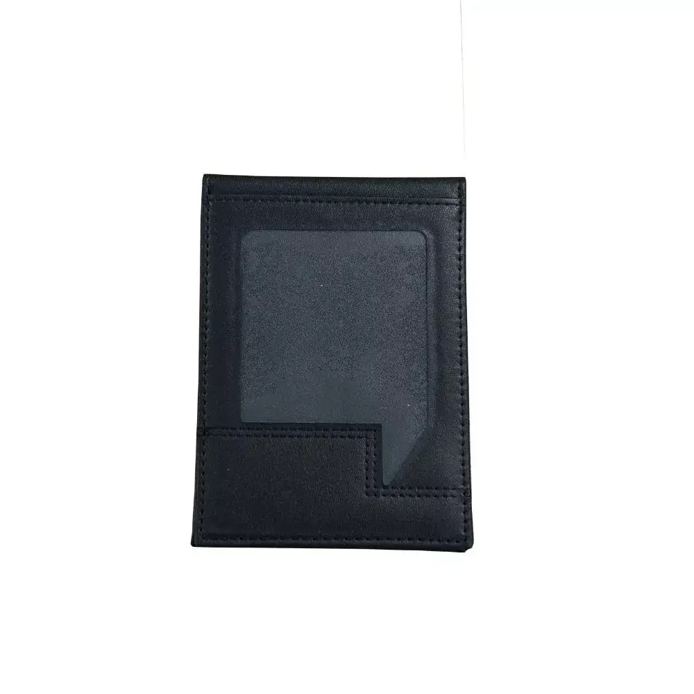 Porte carte simple en cuir pour carte professionnelle grand format - DMB Uniform