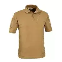 Polo respirant manches courtes avec poches en polyester mesh