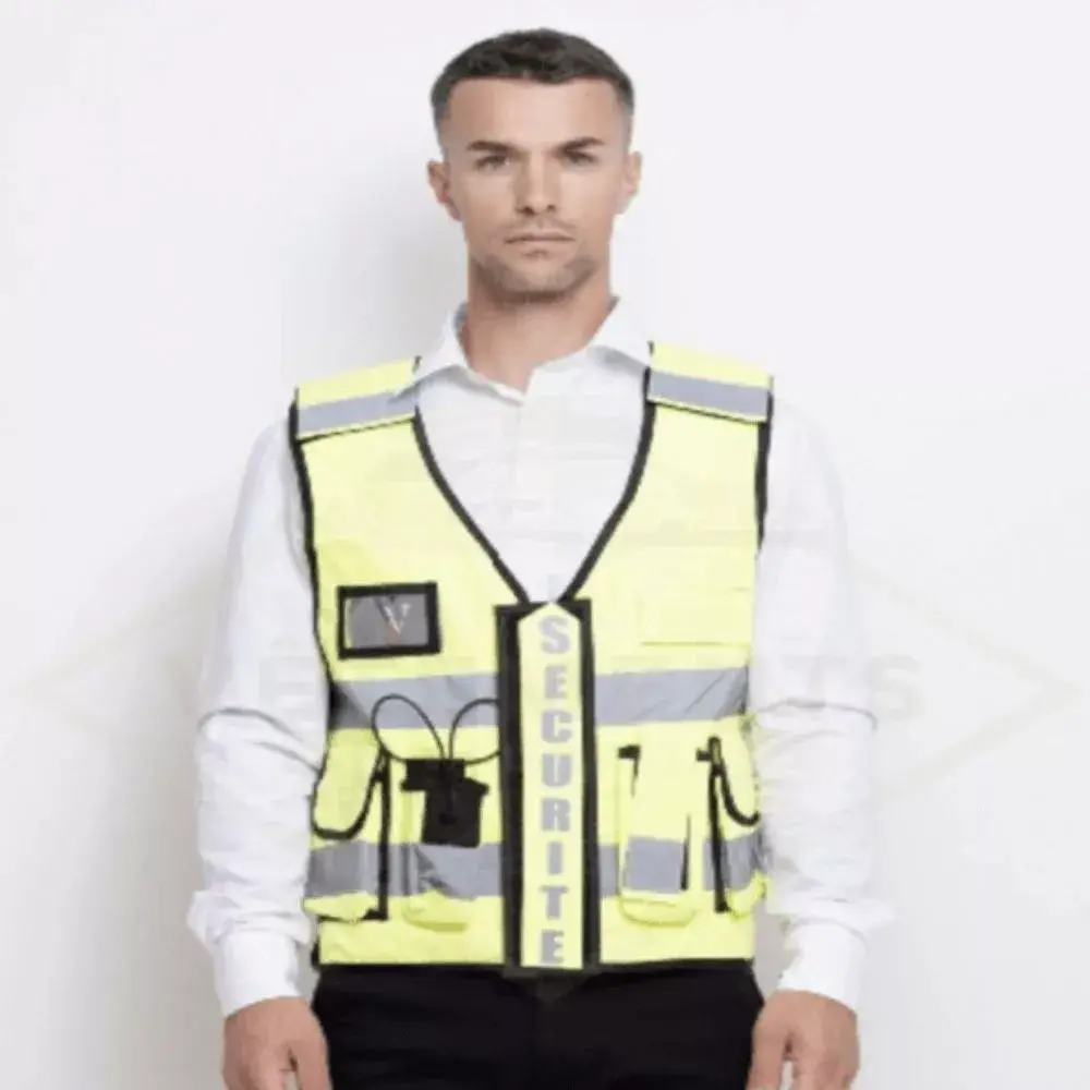 Gilet tactique SECURITE Haute visibilité jaune Thor - VVS Gilet tactique SECURITE Haute visibilité jaune Thor - VVS