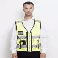 Gilet tactique SECURITE Haute visibilité jaune Thor - VVS