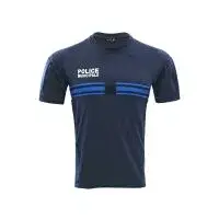 Tee-shirt Instructor Coton Dark Navy Police Municipale