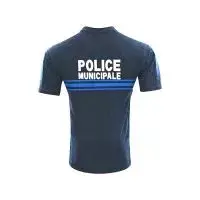 Tee-shirt Instructor Coton Dark Navy Police Municipale