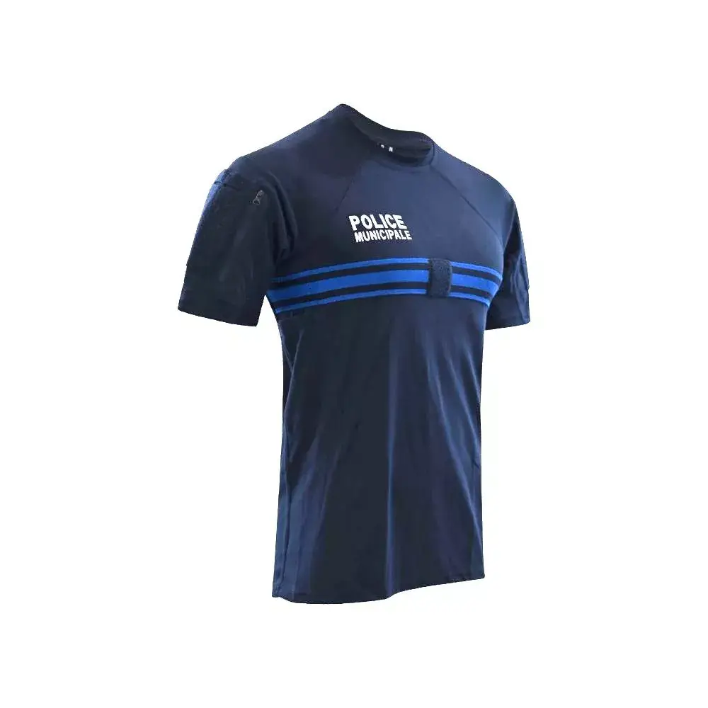 Tee-shirt Instructor Coton Dark Navy Police Municipale