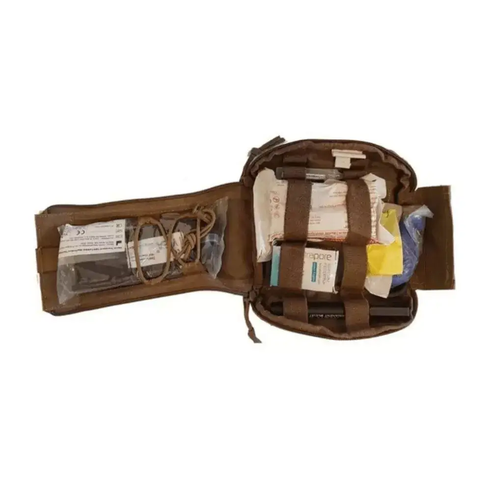 Trousse de premier secours avec poche a extraction rapide laterale