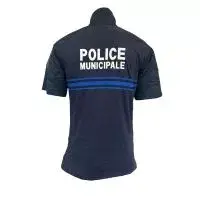 Combat shirt manches courtes Dark Navy Police Municipale