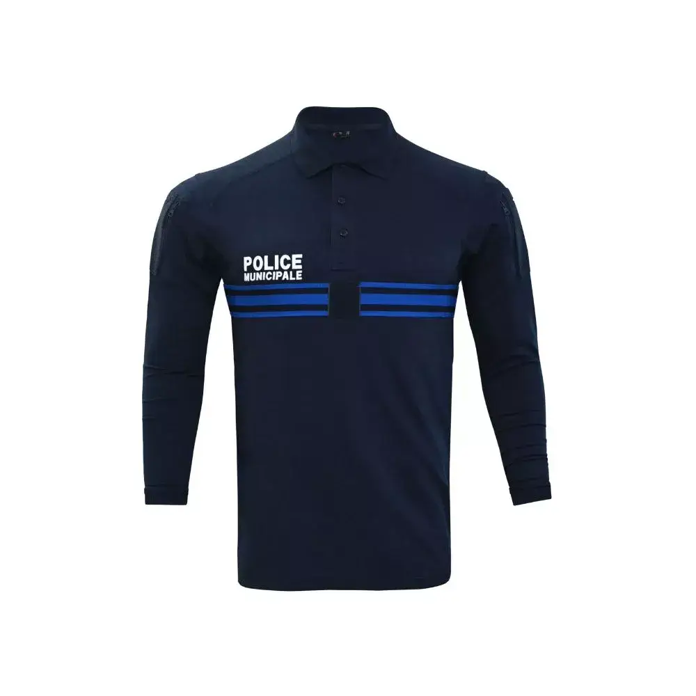 Polo manches longues Operator coton Police Municipale Polo manches longues Operator coton Police Municipale