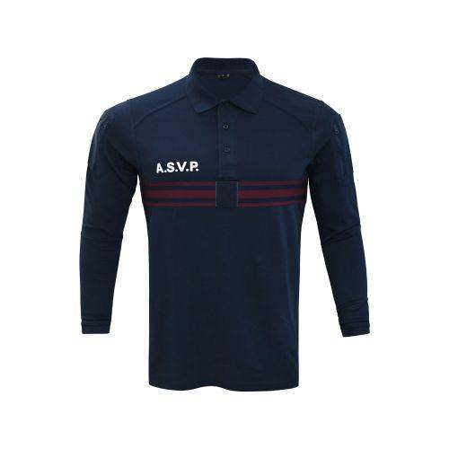Polo manches longues Operator coton ASVP