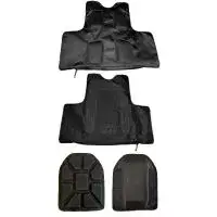 Housse tactique porte plaques TAC V2 - Noir- ADN Tactical