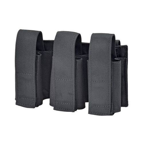 Pochette tactique triple pour grenades calibre 40 mm - Compatible MOLLE