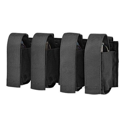 Pochette tactique quadruple pour grenades calibre 40 mm - Compatible MOLLE