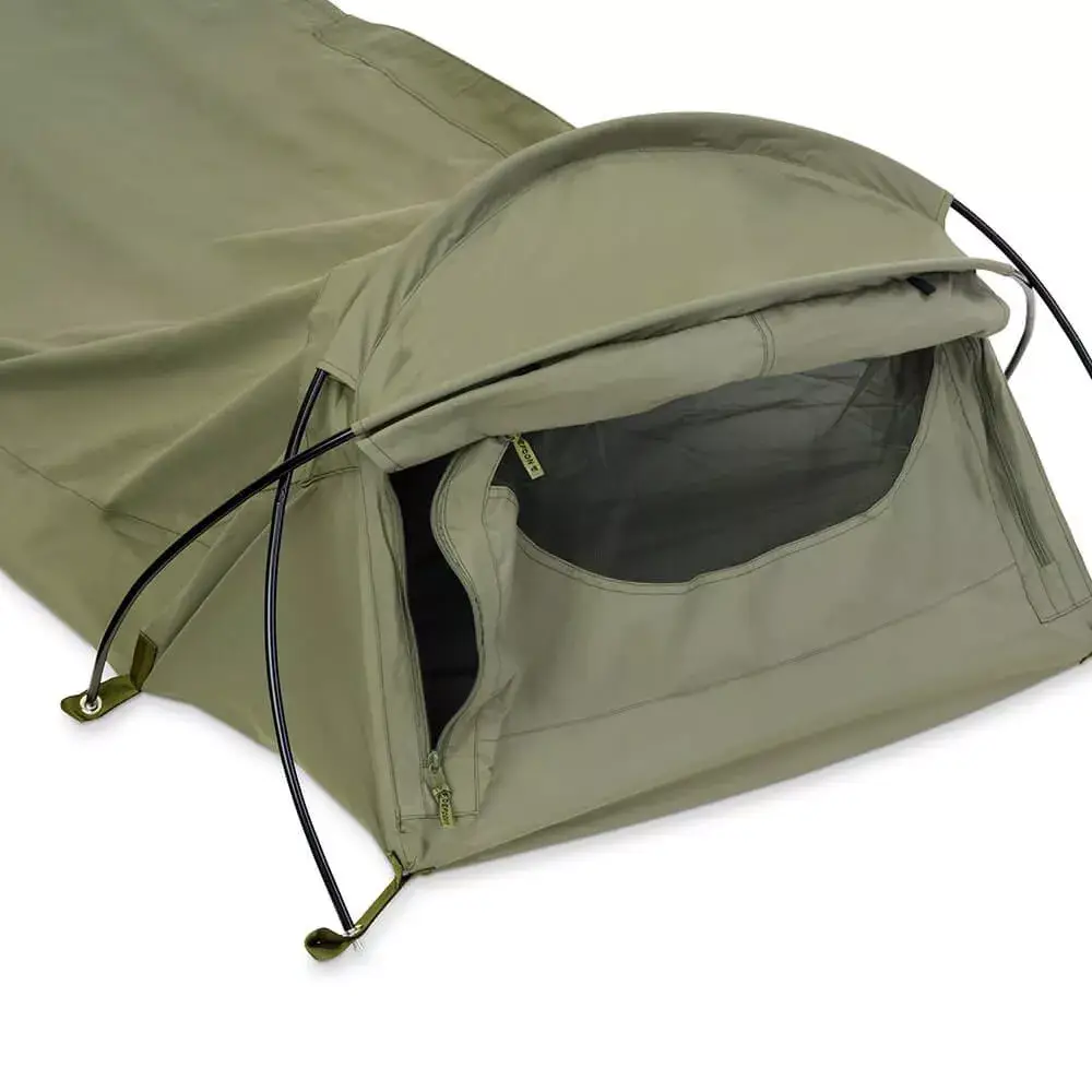 Tente bivouac individuelle avec sac de compression