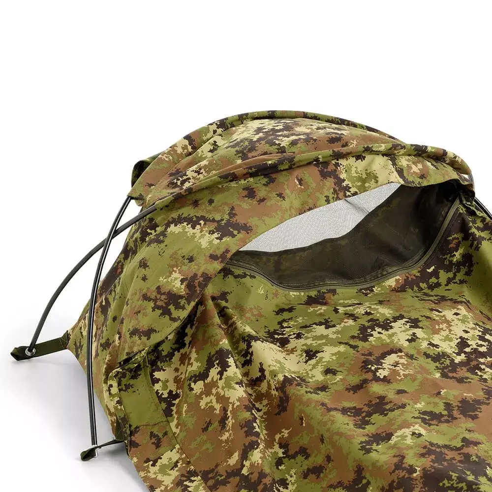 Tente bivouac individuelle avec sac de compression