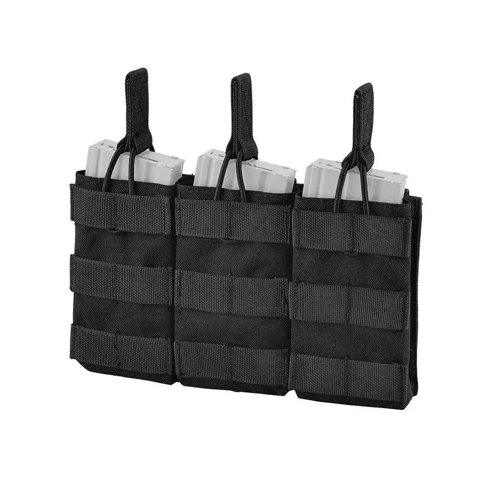 Poche triple à ouverture rapide pour 3 chargeurs calibre 5,56 mm