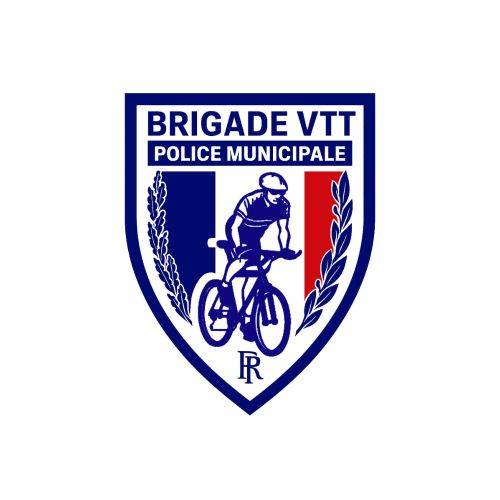 Ecusson de Bras PVC Police Municipale Brigade VTT