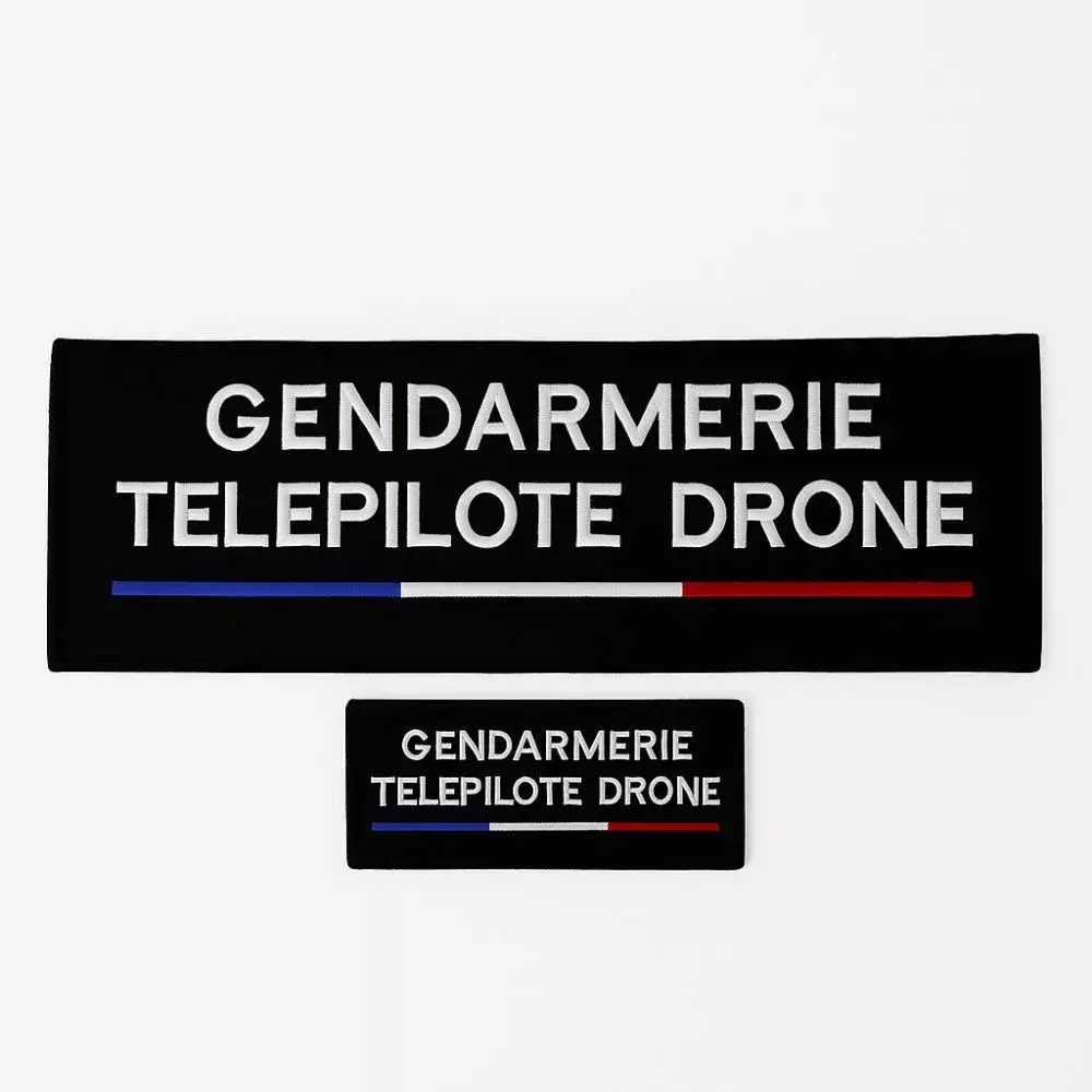 Jeu de bandes brodées Gendarmerie Télépilote Drone Jeu de bandes brodées Gendarmerie Télépilote Drone