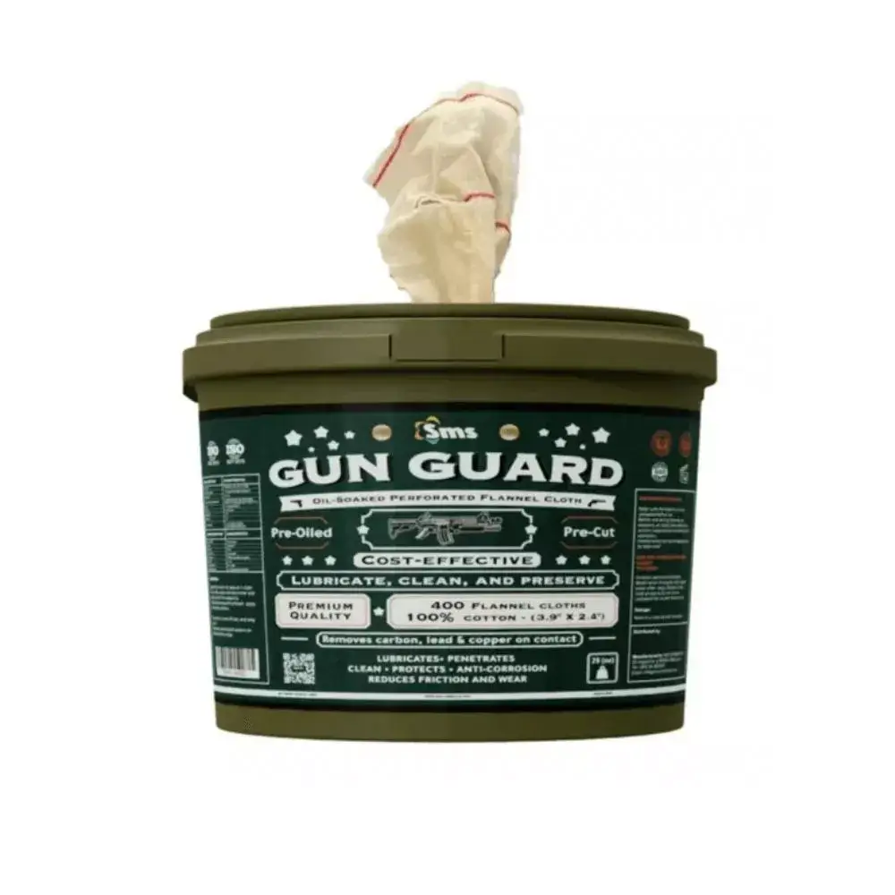 Lingettes de nettoyage pour armes Gun Guard en pots - SMS Chemical
