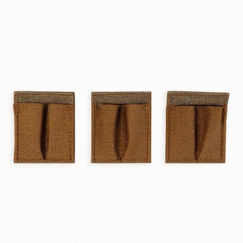 Pack de 3 supports de batterie AA - Coyote - ADN Tactical