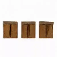 Pack de 3 supports de batterie AA - Coyote - ADN Tactical
