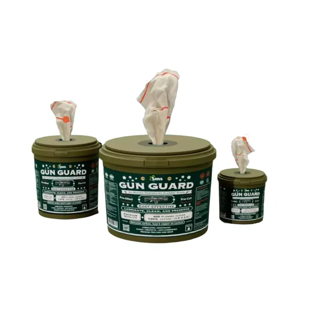 Lingettes de nettoyage pour armes Gun Guard en pots - SMS Chemical