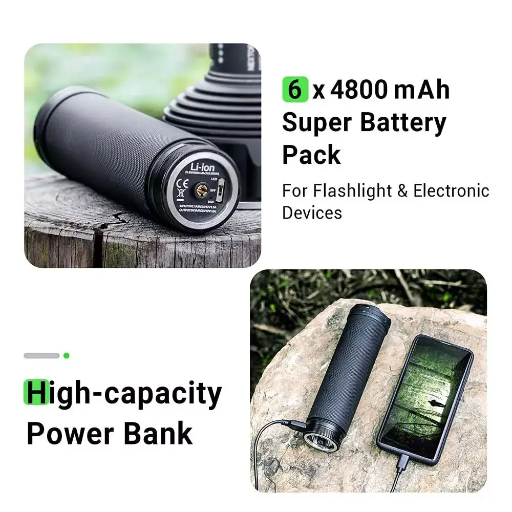 Lampe Torche de recherche ST31 20000 Lumens - Nextorch