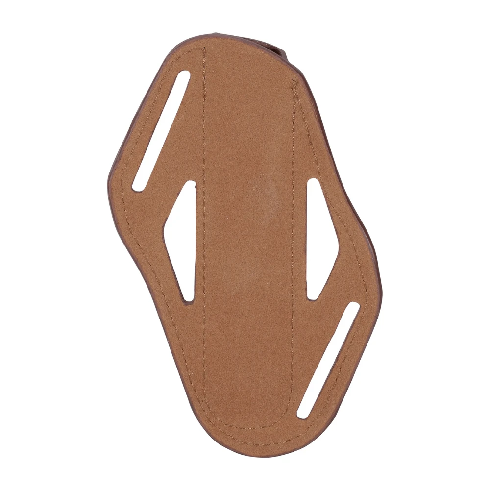 Étui de matraque portable en cuir véritable V68 - Marron - NEXTORCH