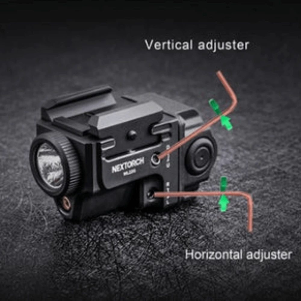 Lampe laser arme de poing WL22R 650 lumens - Nextorch