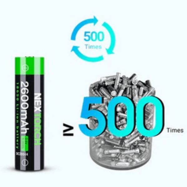 Batterie rechargeable 18650 2600mAh - Nextorch