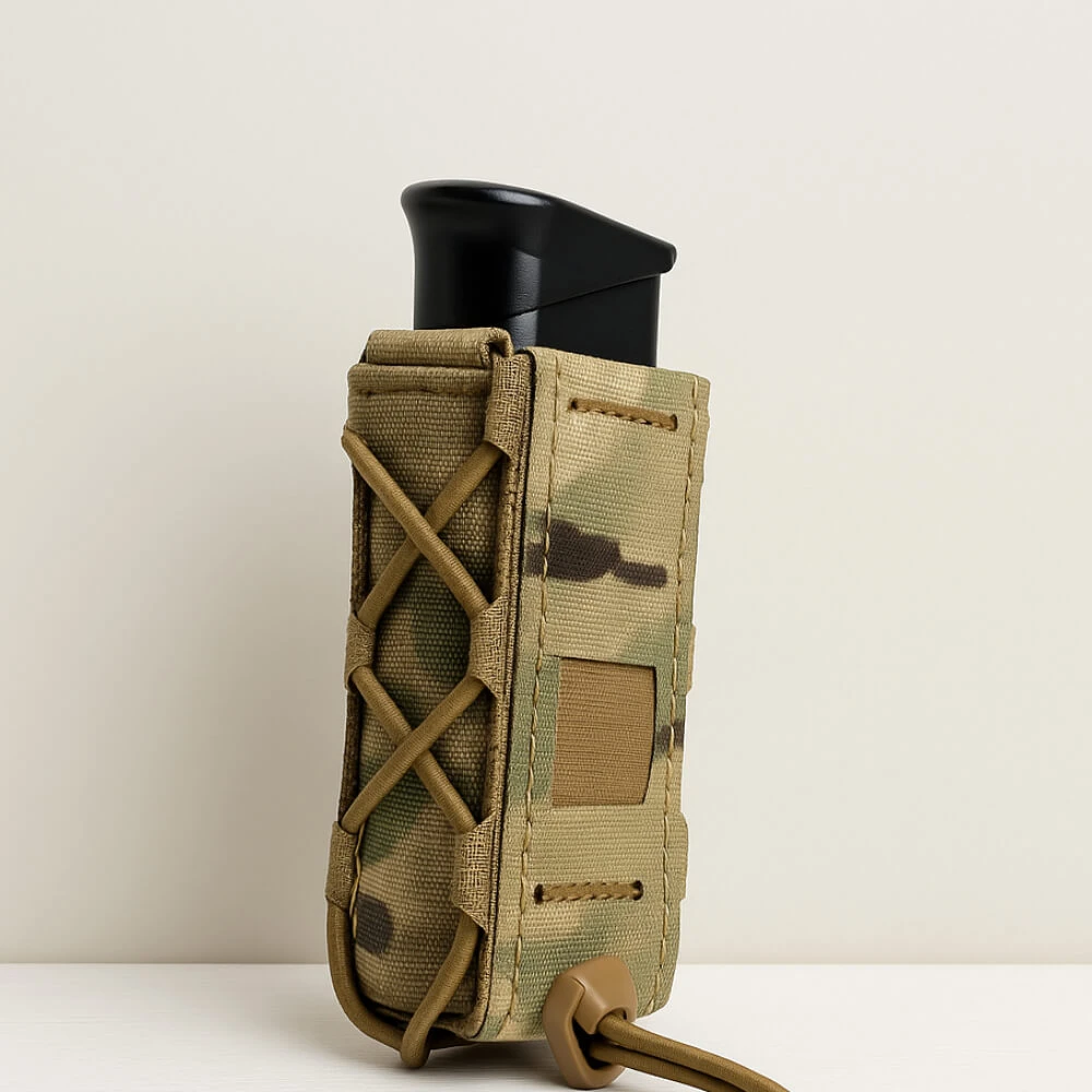 Porte chargeur simple SEALS 9mm - Original Multicam - ADN Tactical Porte chargeur simple SEALS 9mm - Original Multicam - ADN Tactical