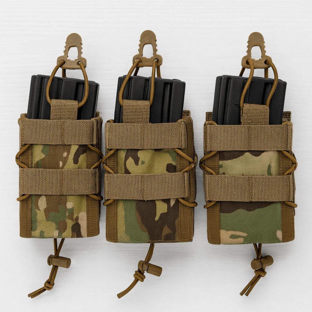 Porte chargeur triple 223/M4 - Original Multicam - ADN Tactical Porte chargeur triple 223/M4 - Original Multicam - ADN Tactical