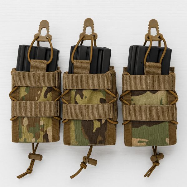 Porte chargeur triple 223/M4 - Original Multicam - ADN Tactical