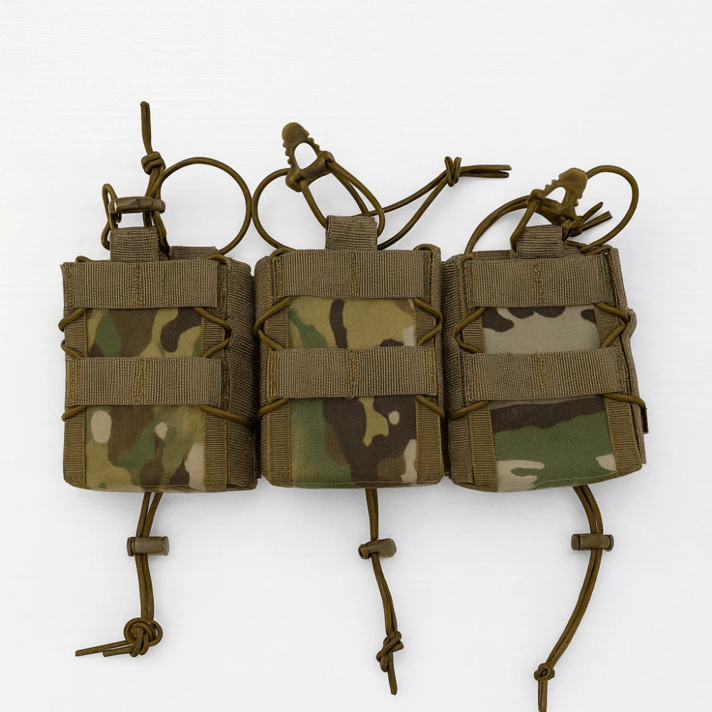 Porte chargeur triple 223/M4 - Original Multicam - ADN Tactical Porte chargeur triple 223/M4 - Original Multicam - ADN Tactical