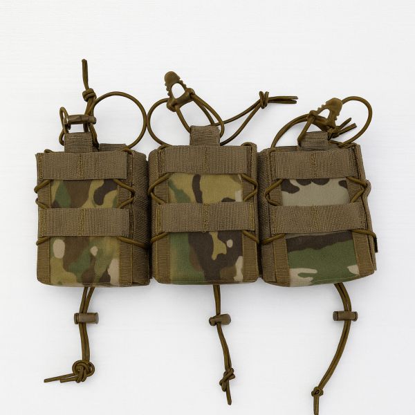 Porte chargeur triple 223/M4 - Original Multicam - ADN Tactical
