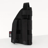 Holster universel MOLLE ambidextre - Noir - ADN Tactical