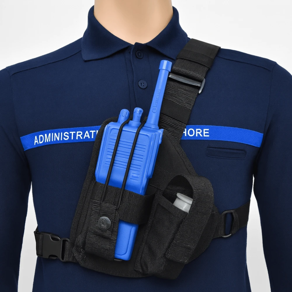 Harnais porte-radio - Noir - ADN Tactical