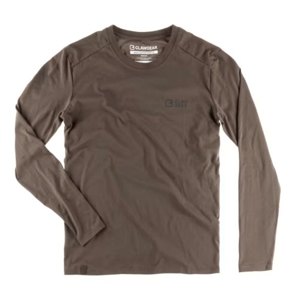 Tee-shirt tactique manches longues - Marron/Olive - Clawgear