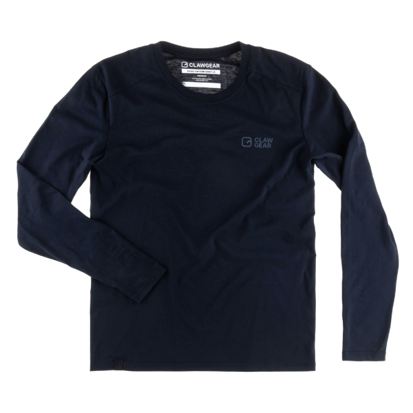 Tee-shirt respirant manches longues - Navy Blue - Clawgear
