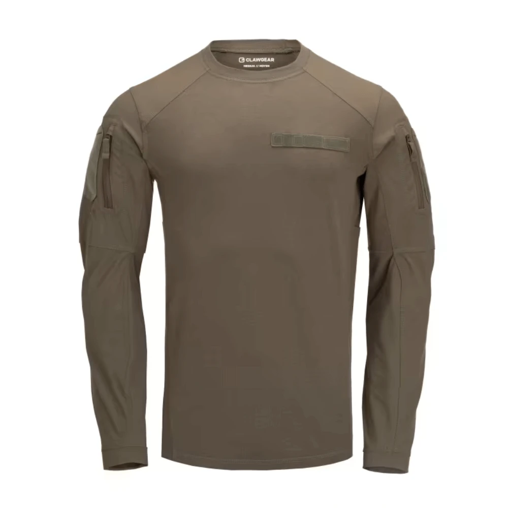 Tee-shirt Instructor MK III manches longues - Stoneygrey Olive - Clawgear