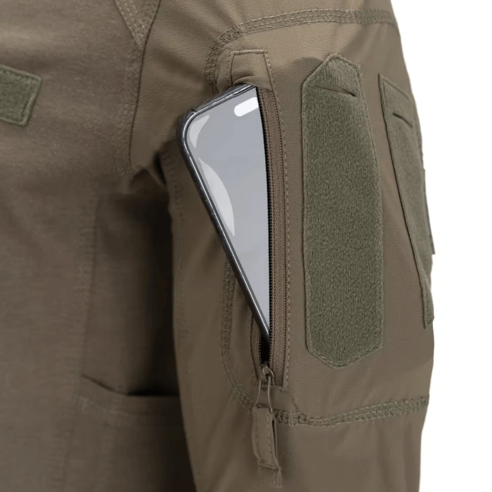 Tee-shirt Instructor MK III manches longues - Stoneygrey Olive - Clawgear