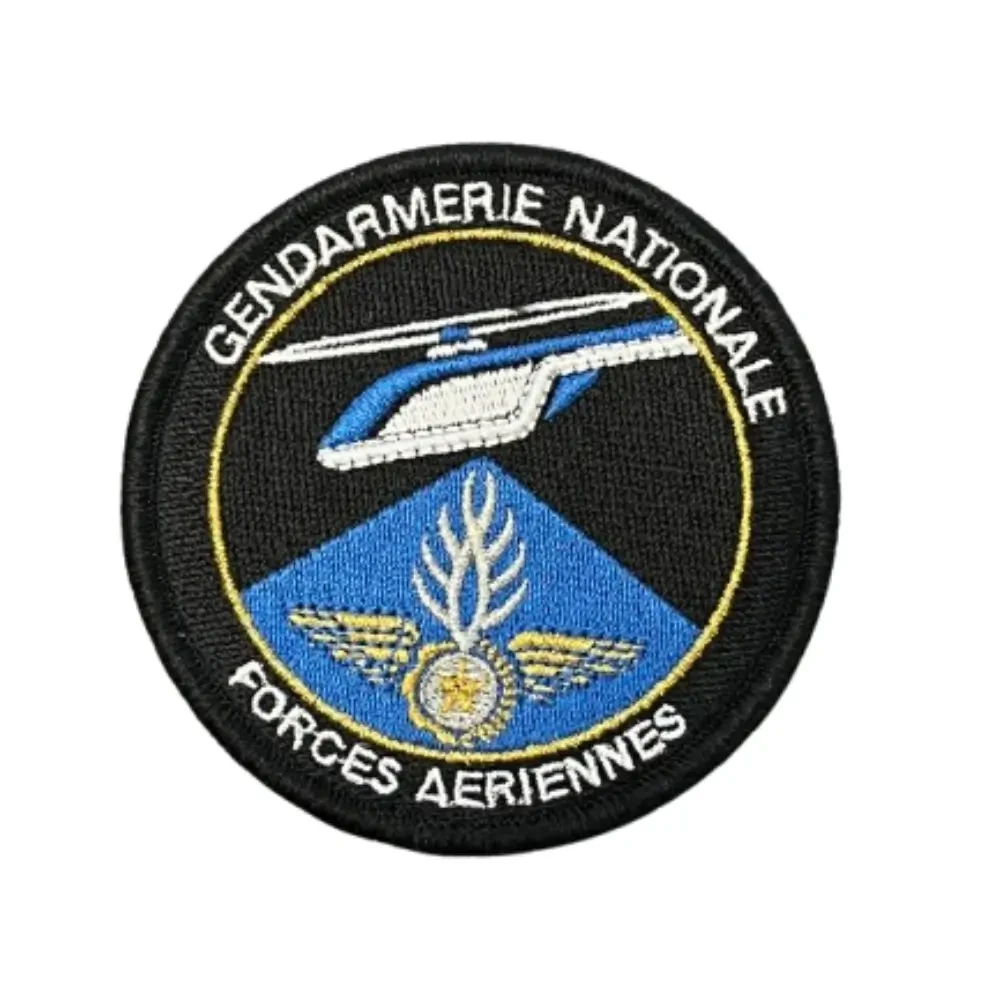 Ecusson de bras brode Gendarmerie Nationale Forces aériennes