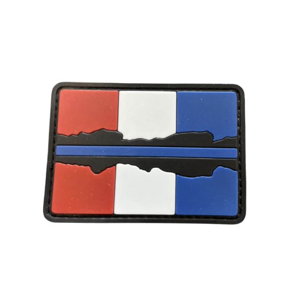 Badge PVC French Blue Line