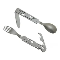 Couverts pliants multifonctions avec étui néoprène - Baladéo